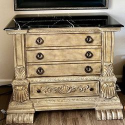 Black Marble Topped Sideboard