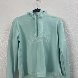 Adidas Mint Green Women’s Hoodie Pullover Sweater
