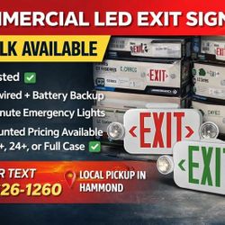 Commercial LED Exit Signs – Bulk Pricing Available