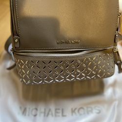 Michael Kors Backpack Purse Grey