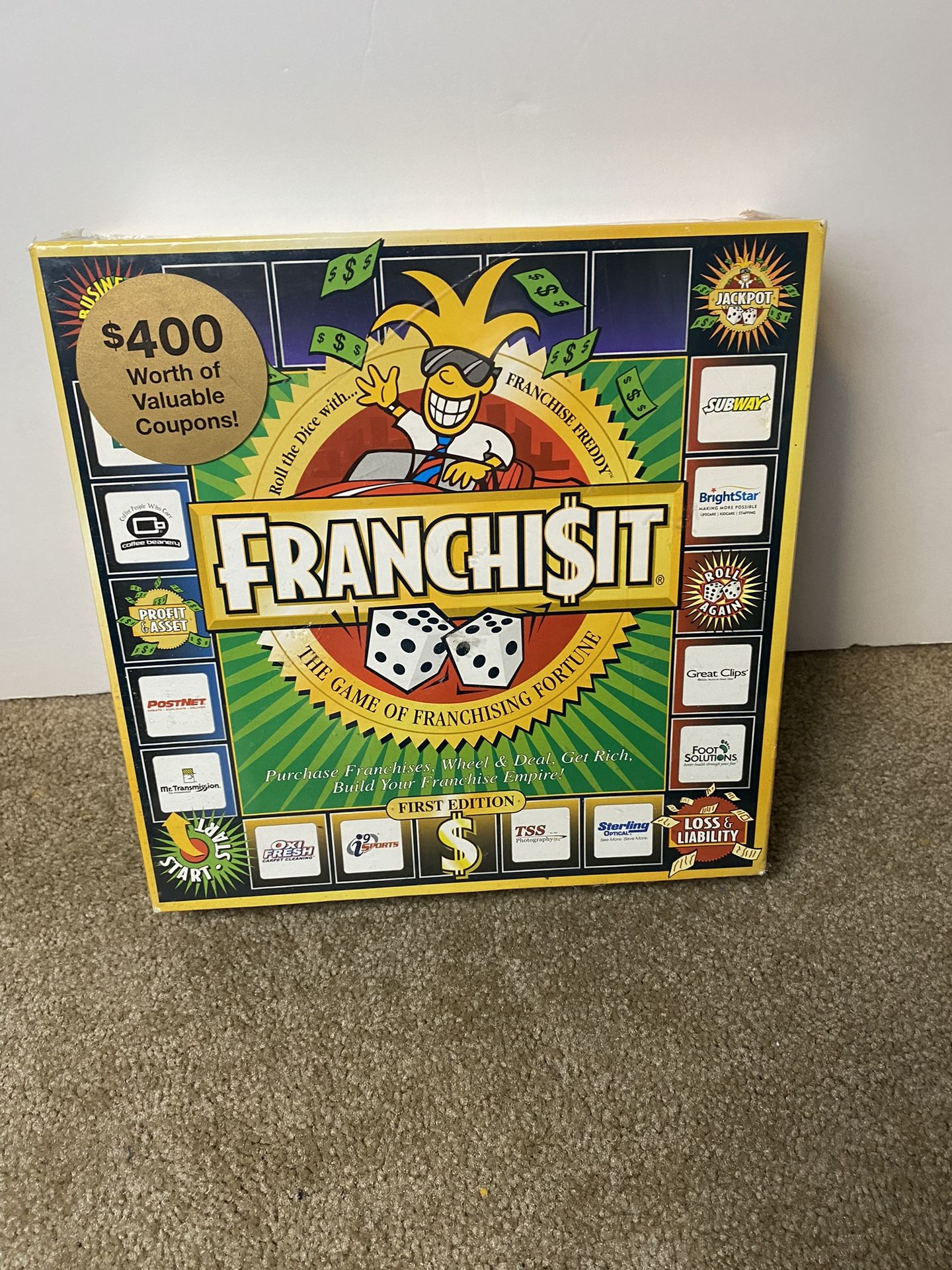 Board Game Franchisit /The Game Of Franchising Fortune /New Sealed/Made In USA