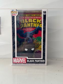 FUNKO POP COMIC COVER #18 BLACK PANTHER