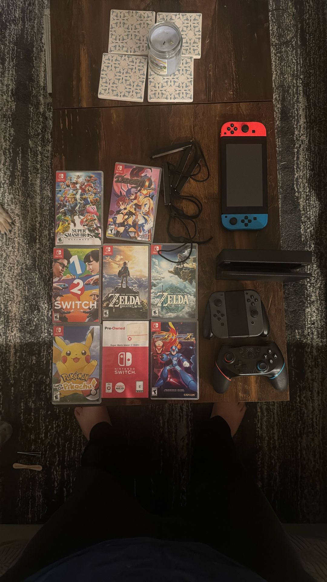 Nintendo Switch + 8 Games