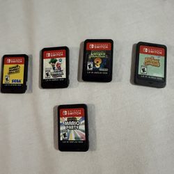 5 Games For Nintendo Switch 