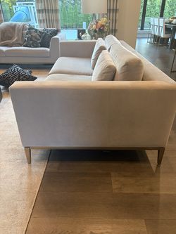 Restoration Hardware Performance Velvet Couches - 2