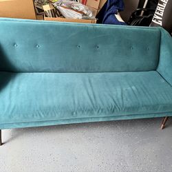 Velvet couch