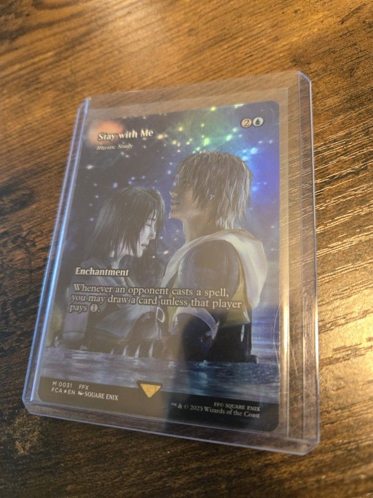 Magic The Gathering X Final Fantasy Stay With Me (Rhystic Study) FOIL*