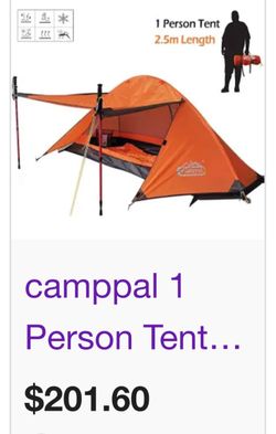 Brand New CampPal Lightweight, Durable, Hiking, Biking, Backpacking Tent