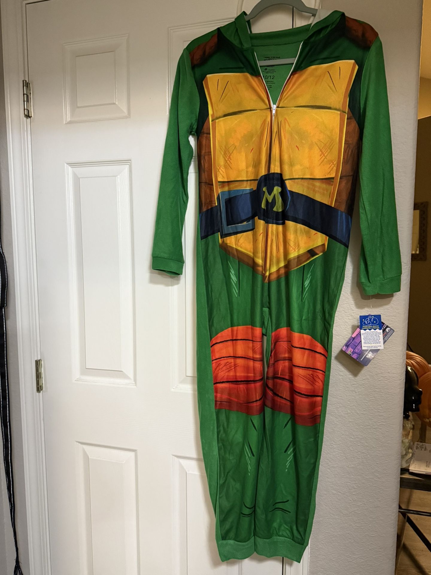 New Teenage Mutant Ninja Turtles Boys Union Suit, Pajamas, Lounge Wear Size 10-12