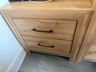 Two drawer nightstand