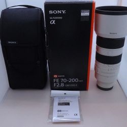 Sony E-Mount Lens Full Size Fe 70-200Mm F2.8 Gm Oss Il