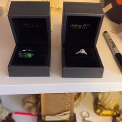 Selling Women’s Wedding Ring Plus Band And Men’s Wedding Ring