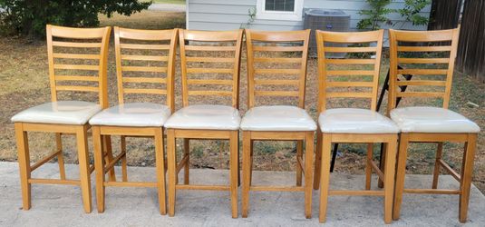 6 counter height chairs