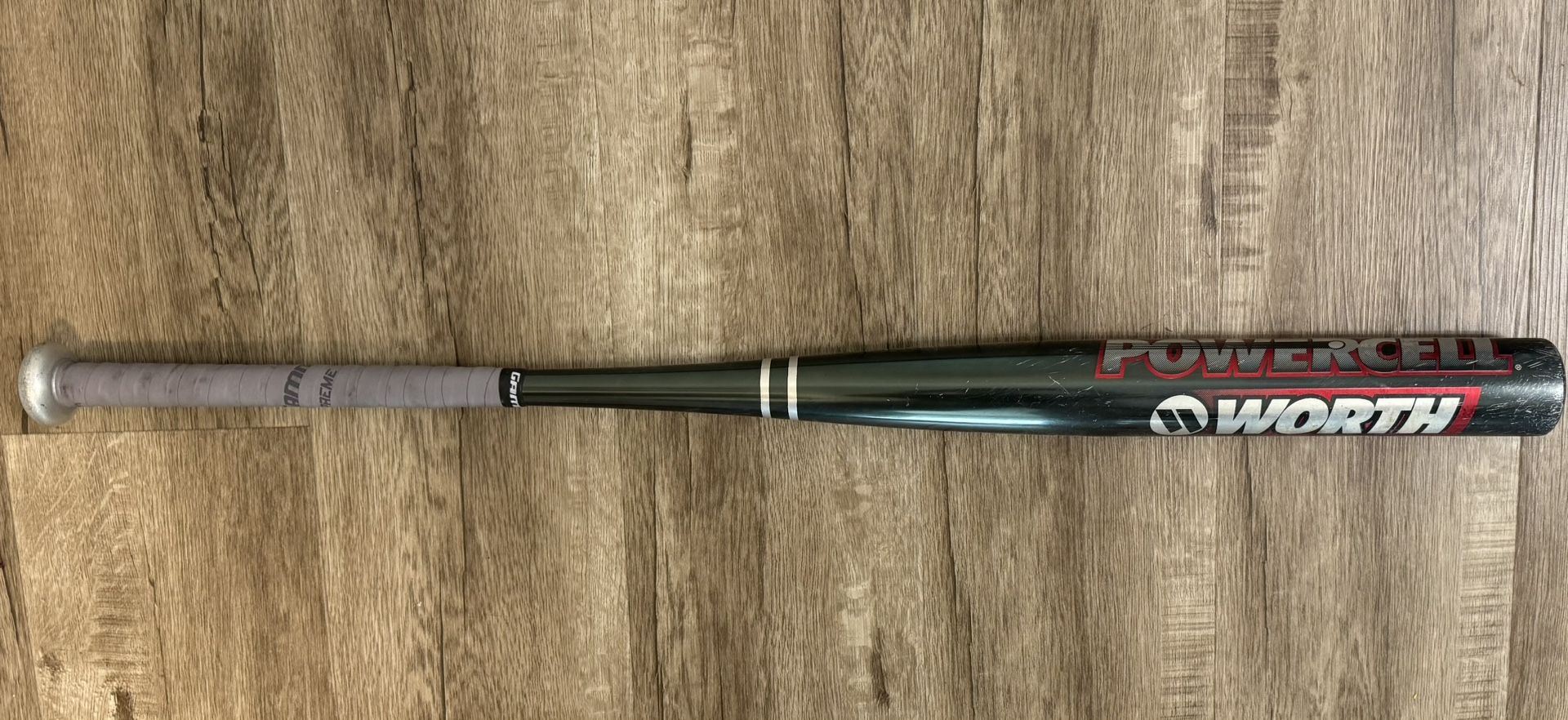 ⚾️ Worth Powercell Aluminum Alloy Baseball / Softball Bat, 30oz, Premium Grip