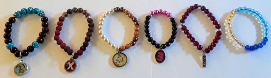 Small Hand Made Bead Bracelets