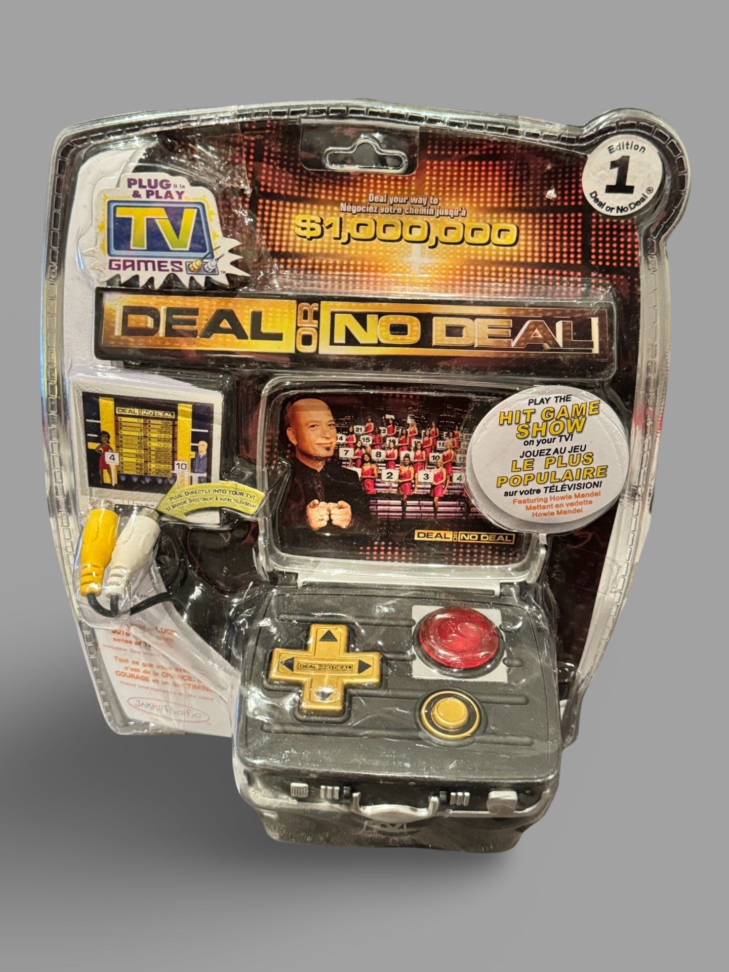 New Deal or No Deal Plug n Play Tv Game New Edition 1 Jakks Pacific Fun Gift !