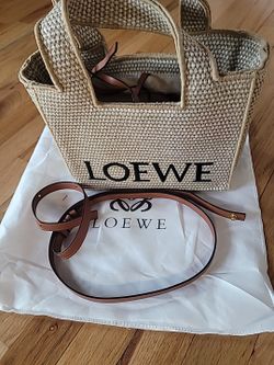 Loewe Logo Font MiniTote Handbag 