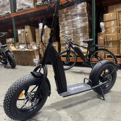 Fat tire electric scooter