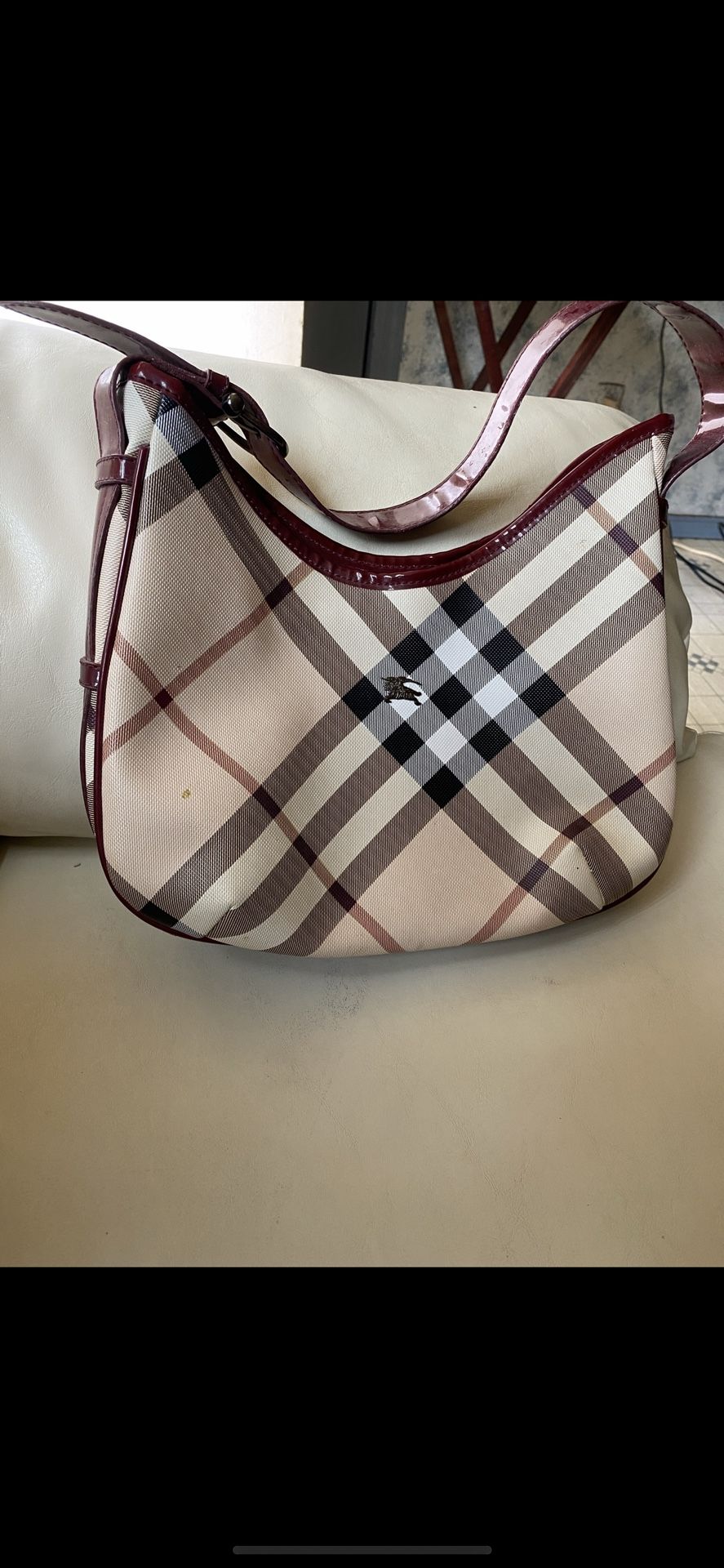 Authentic Burberry Purse With Matching Small Wallet