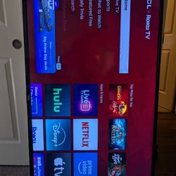 TCL 55" 4k Roku Smart TV (Great Condition).