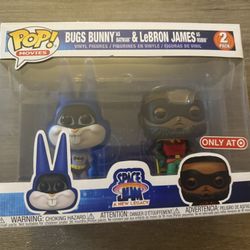Funko Pop Bugs Bunny And LeBron James Target Exclusive