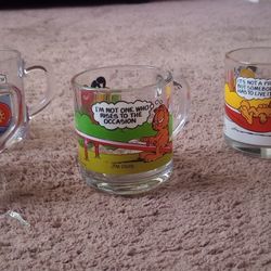Garfield 1978 McDonald's Glasses