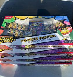 Pokemon Ascended heroes focused fighters Premium collection (READ DESCRIPTION)