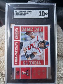 Patrick Mahomes Contenders Ticket SCG Gem 10