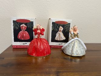 Vintage Hallmark Barbie Holiday Ornaments