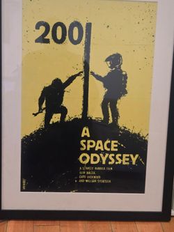 2001 A Space Odyssey framed poster