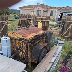 Roof master hot tar kettle