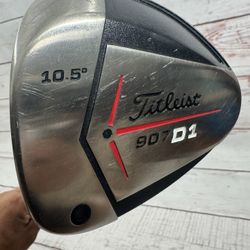 Titleist 907 D1 460cc 10.5*Driver Regular shaft YS-6+ R  Graphite 44.5” LH tour  Left-handed golf club