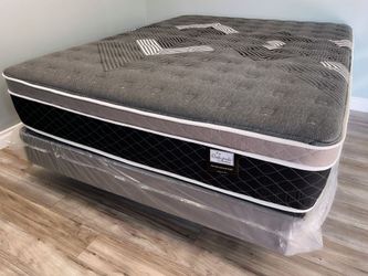 King Oasis Thermal Comfort Europillow Top 12inch Mattress