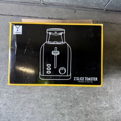 Yabano 2 Slice Toaster New in Box