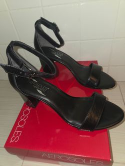 Aerosole heels black 9.5