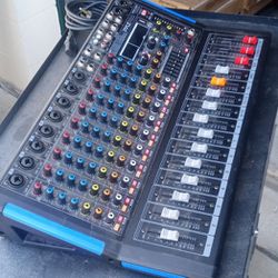 12 Channel Mixer With Bluetooth