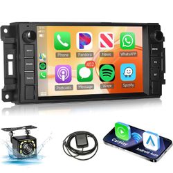 Car Stereo for Jeep Wrangler Radio Chrysler Dodge Ram 1500 Android 13 with Wireless Carplay, Rimoody 7 Inch Touch Screen for Jeep Car Radio with WiFi 