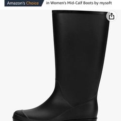 Waterproof Black Boots