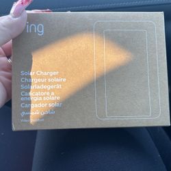 Ring Solar Charger 