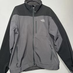 The North Face Apex Bionic Full Zip Black & Gray Jacket