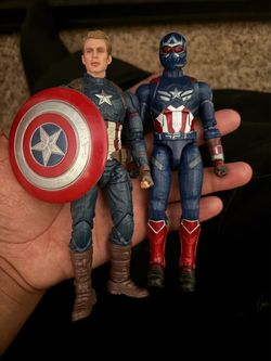 Captain America Action Figures Lot of 2