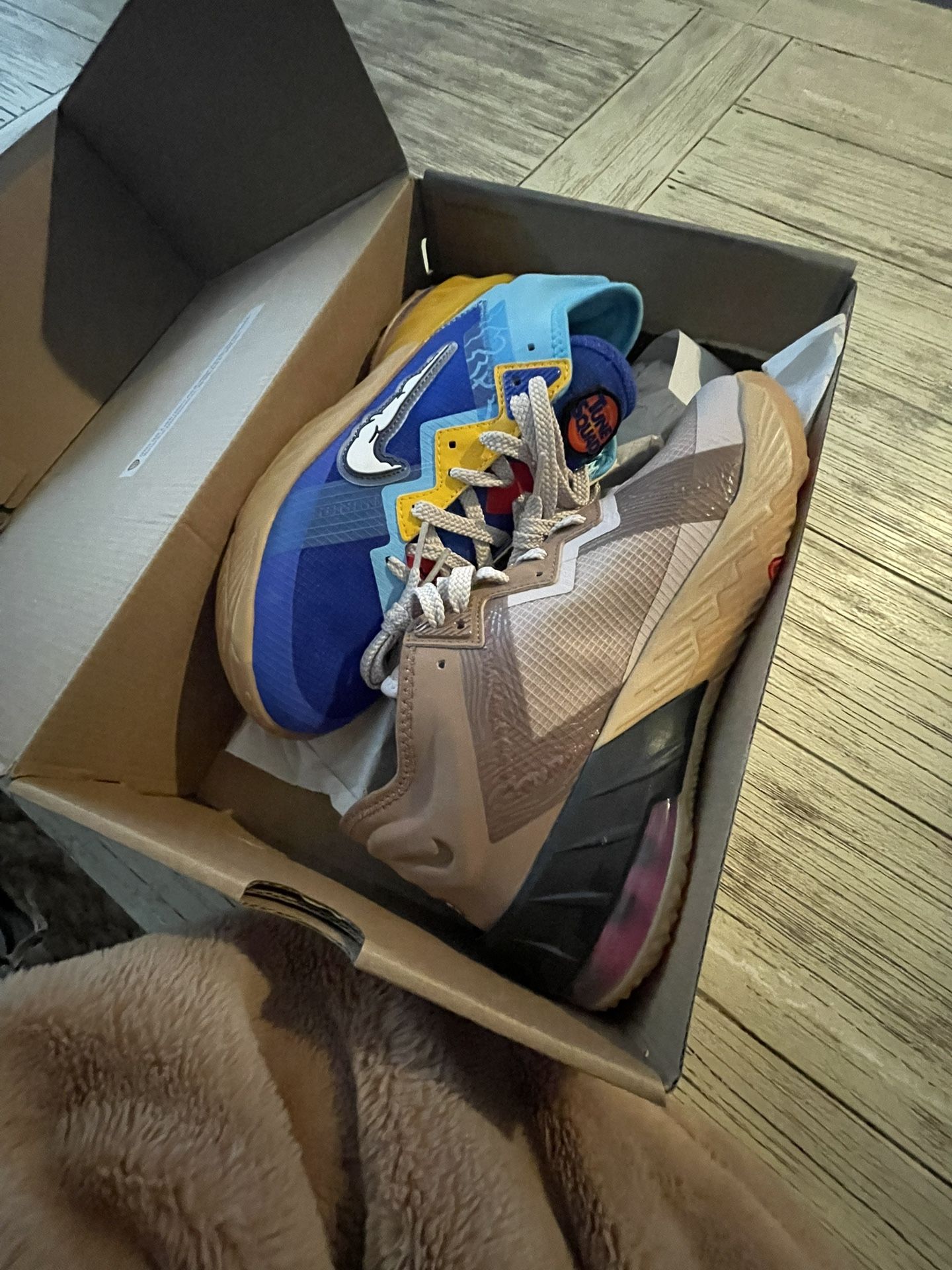 Nike LeBron 18 Low Wile E. vs Roadrunner Space Jam