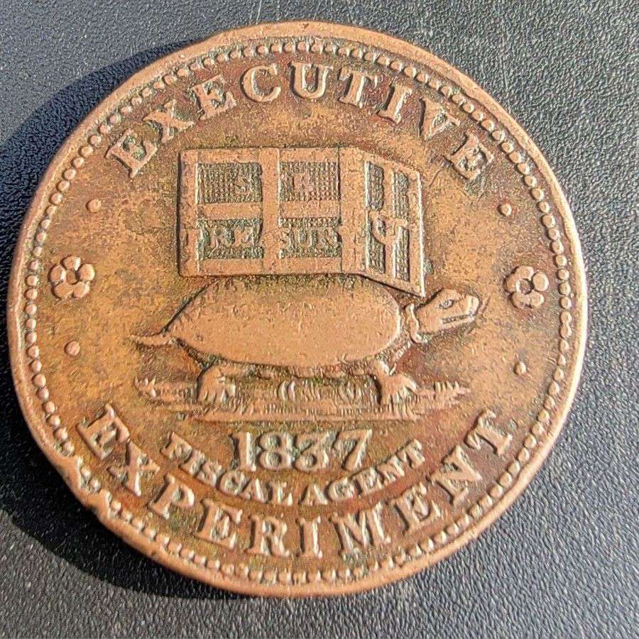 1837 Hard TIMES TOKEN 