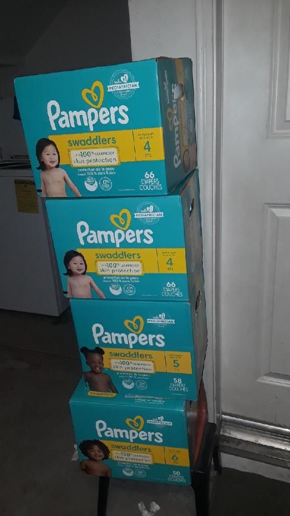 Pampers Size 4 5 & 6