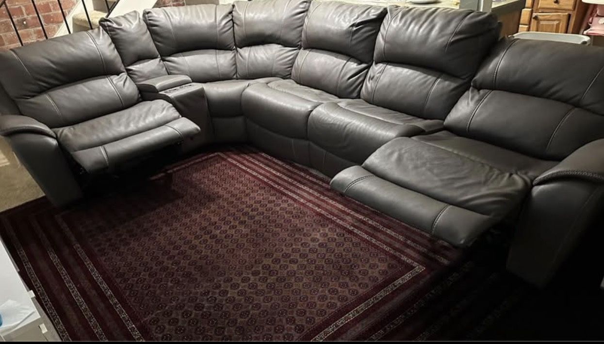Reclining Leather sofa