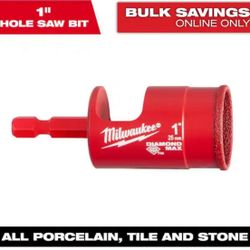 Milwaukee 1 in. Diamond Max Hole Saw=Mil-742