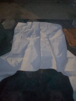 Mustang fox body convertible top white New