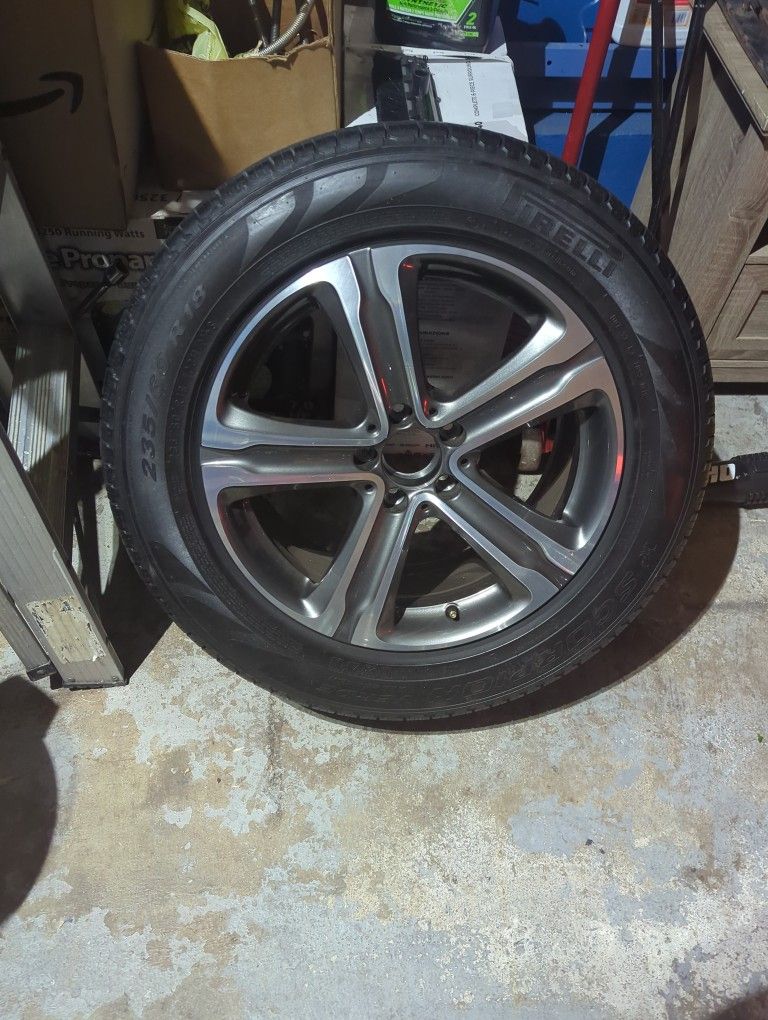 Brand New Tires And Rims With Air And All Of Them I Have Four Rims And Four Tires