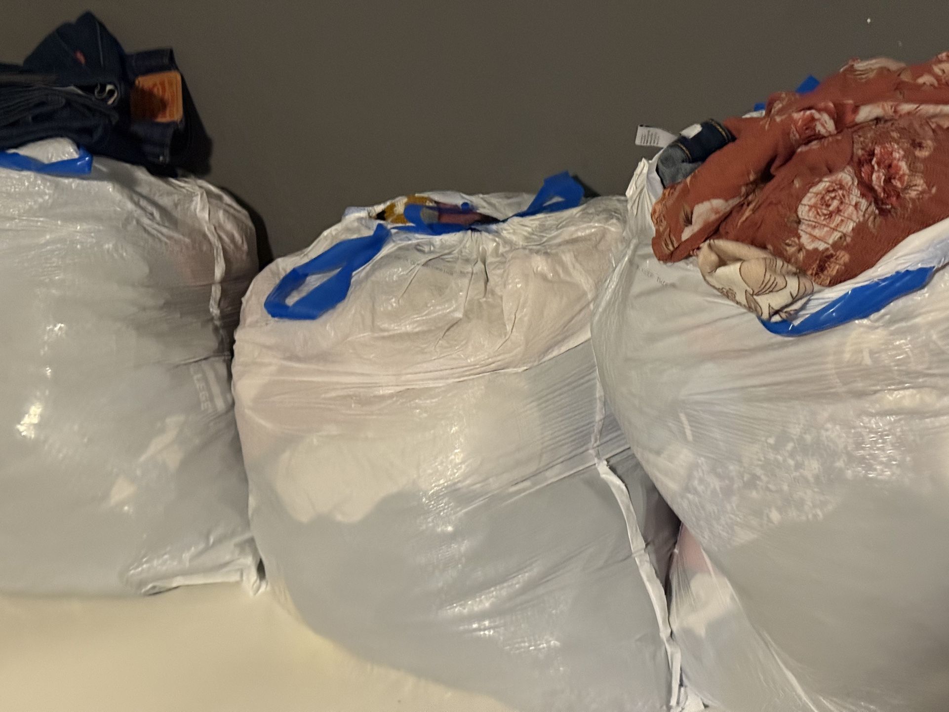 bags of womens clothes