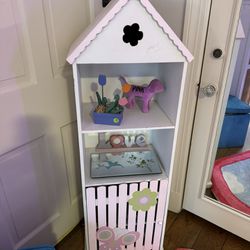 Kids Dollhouse Bookshelf 